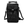 Two Bottle Wine Bag in Black Pebble Leather