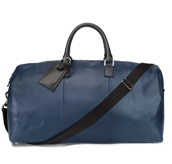 Blue Carbon Fiber Duffel