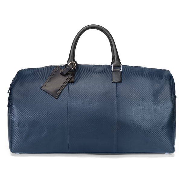 Blue Carbon Fiber Duffel