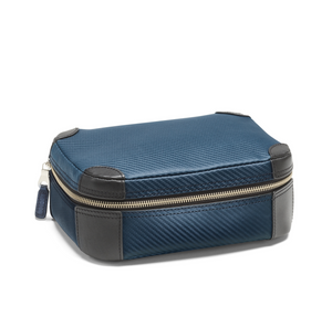 Blue Carbon Dopp Kit
