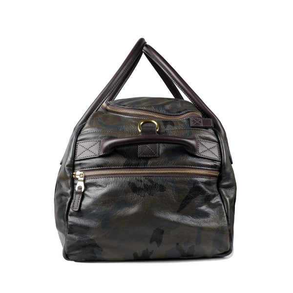 Green Camo Club Travel Bag